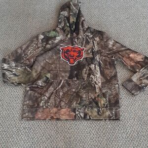 NFL Chicago Bears Camouflage Hunting Hoodie SIZE M